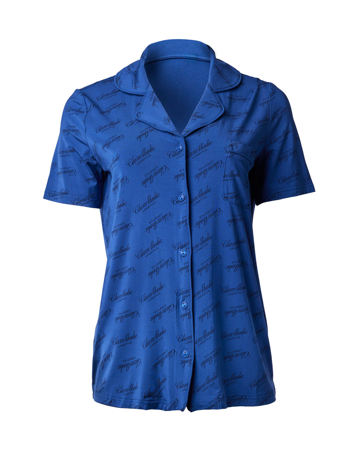 SIGNATURE LUXE PAJAMA SHORT SET - NAVY