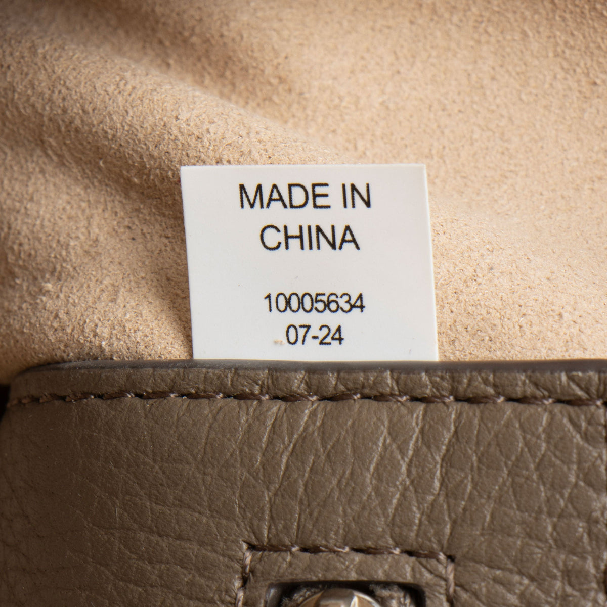 Tory Burch Pebbled Leather Mercer Satchel - Grey