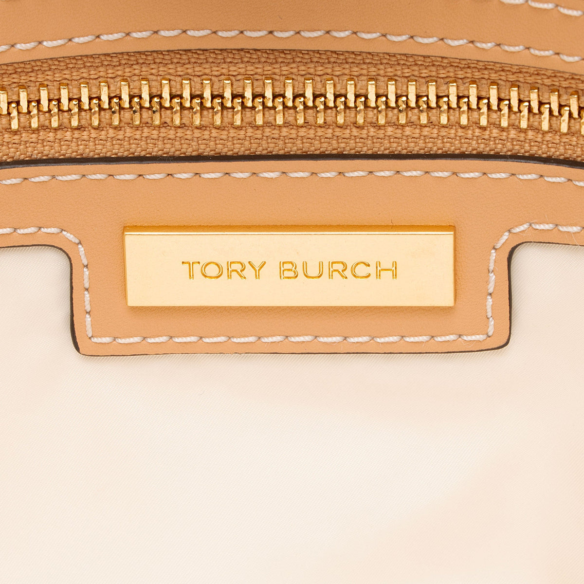 Tory Burch Printed Nylon Leather Ella Tote Bag - Multi/White