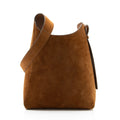 Tory Burch Suede Romy Small Hobo - Brown