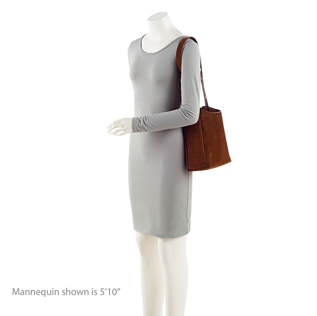 Tory Burch Suede Romy Small Hobo - Brown