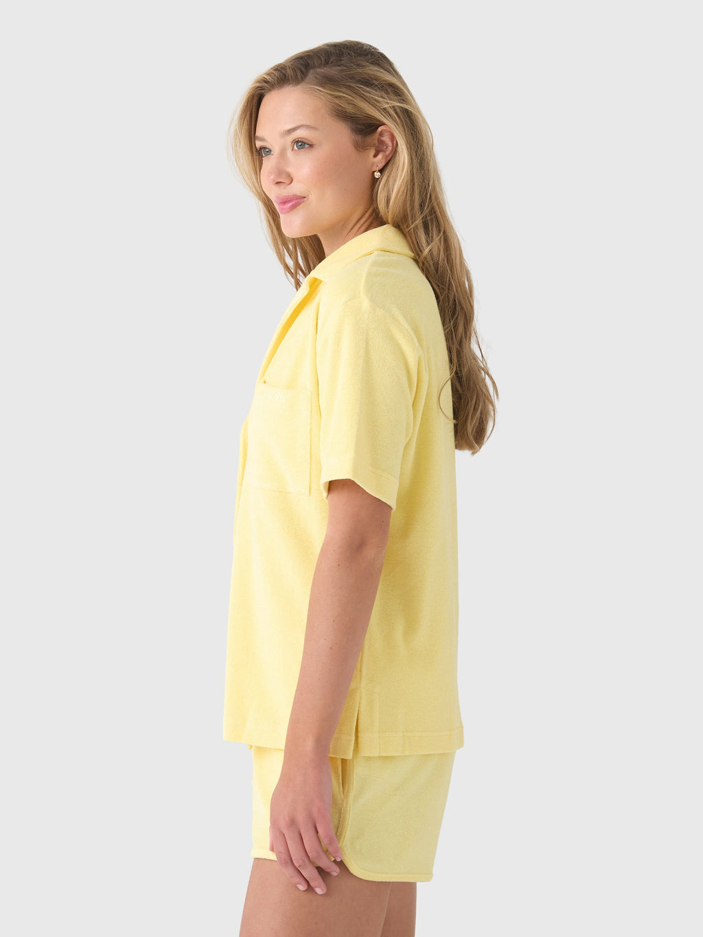 Hunza G Women's Terry Towelling Cuban Shirt