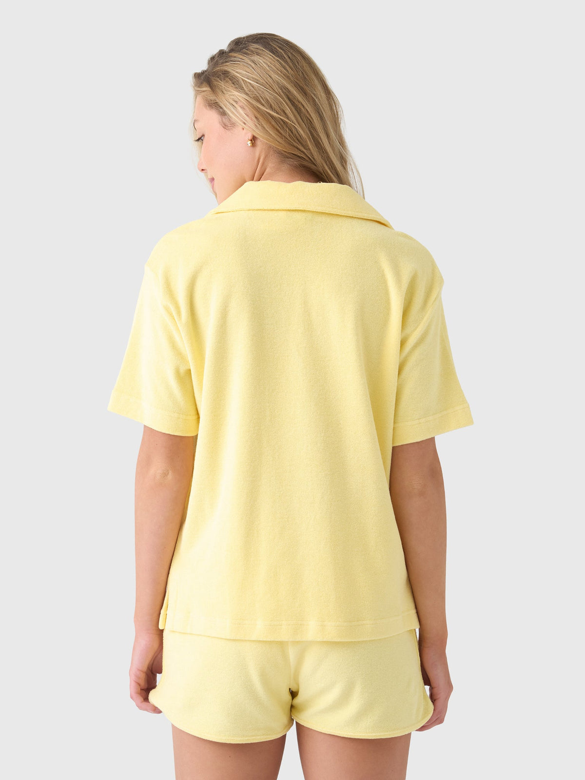 Hunza G Women's Terry Towelling Cuban Shirt