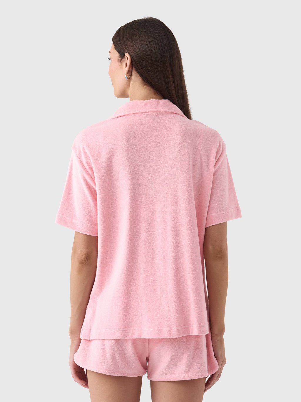 Hunza G Women's Terry Towelling Cuban Shirt