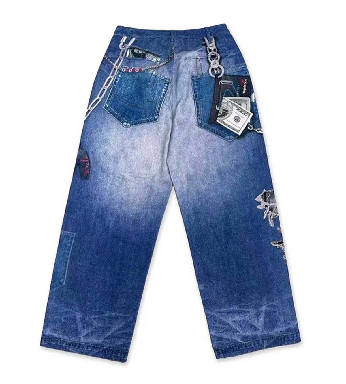 Triple Sevens 2D Denim Blue