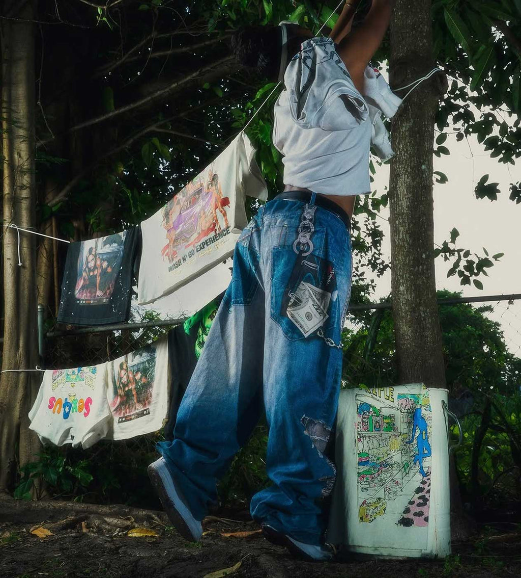 Triple Sevens 2D Denim Blue