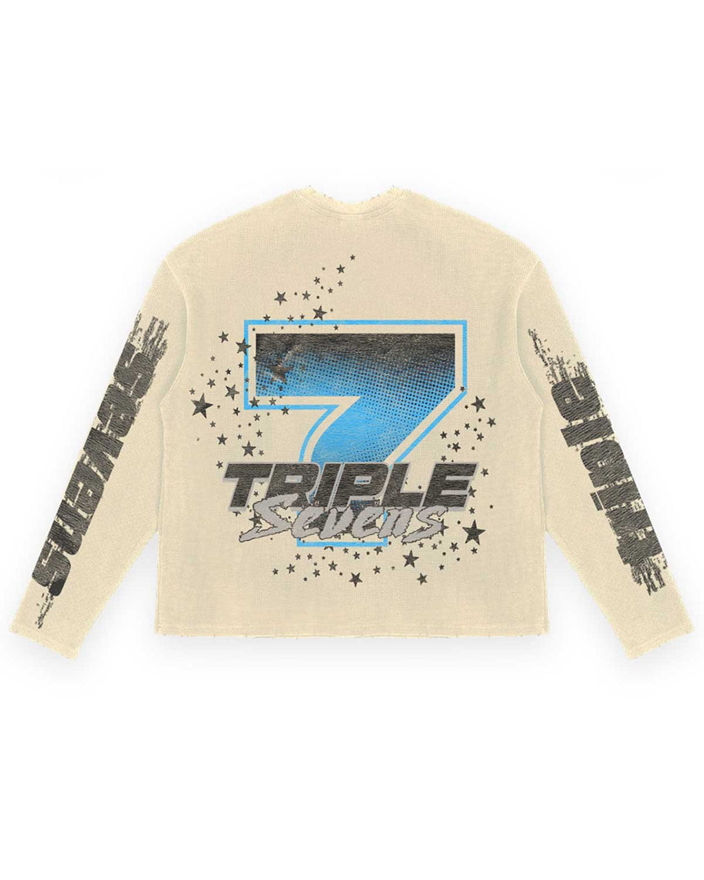 Triple Sevens ASV2 Waffle Knit L/S Tee Cream