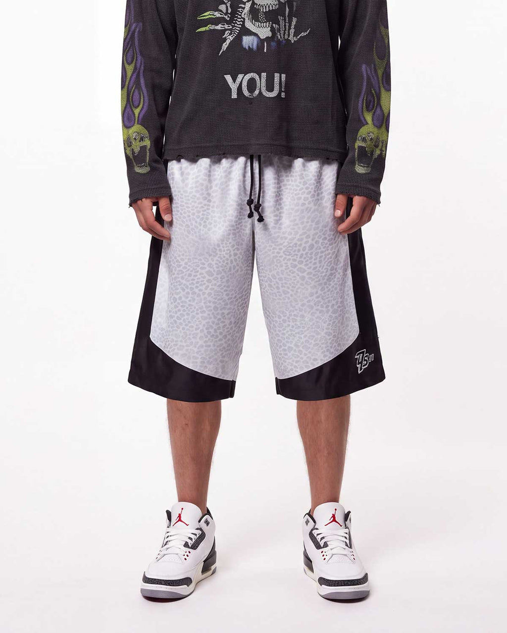 Triple Sevens Lounge Shorts Grey