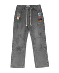 Triple Sevens Moto Denim Pants Grey Wash
