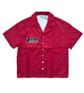 Triple Sevens Nylon Button Up Red