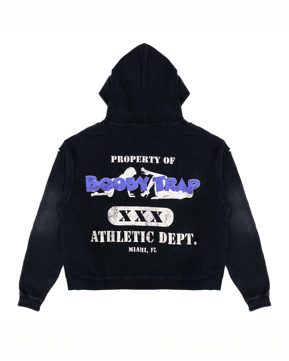 Triple Sevens Trap Reversible Zip Up Hoodie Black