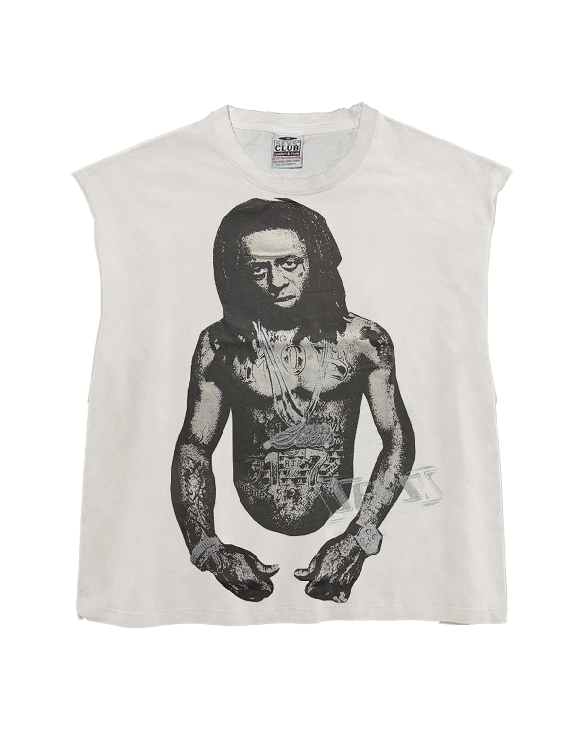 Triple Sevens Weezy Cutoff Tee White