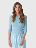 Vince Women's Solid High V-Neck Long Sleeve Sweater