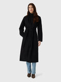 Vince Women's Wool-Cashmere Shawl-Collar Long Coat