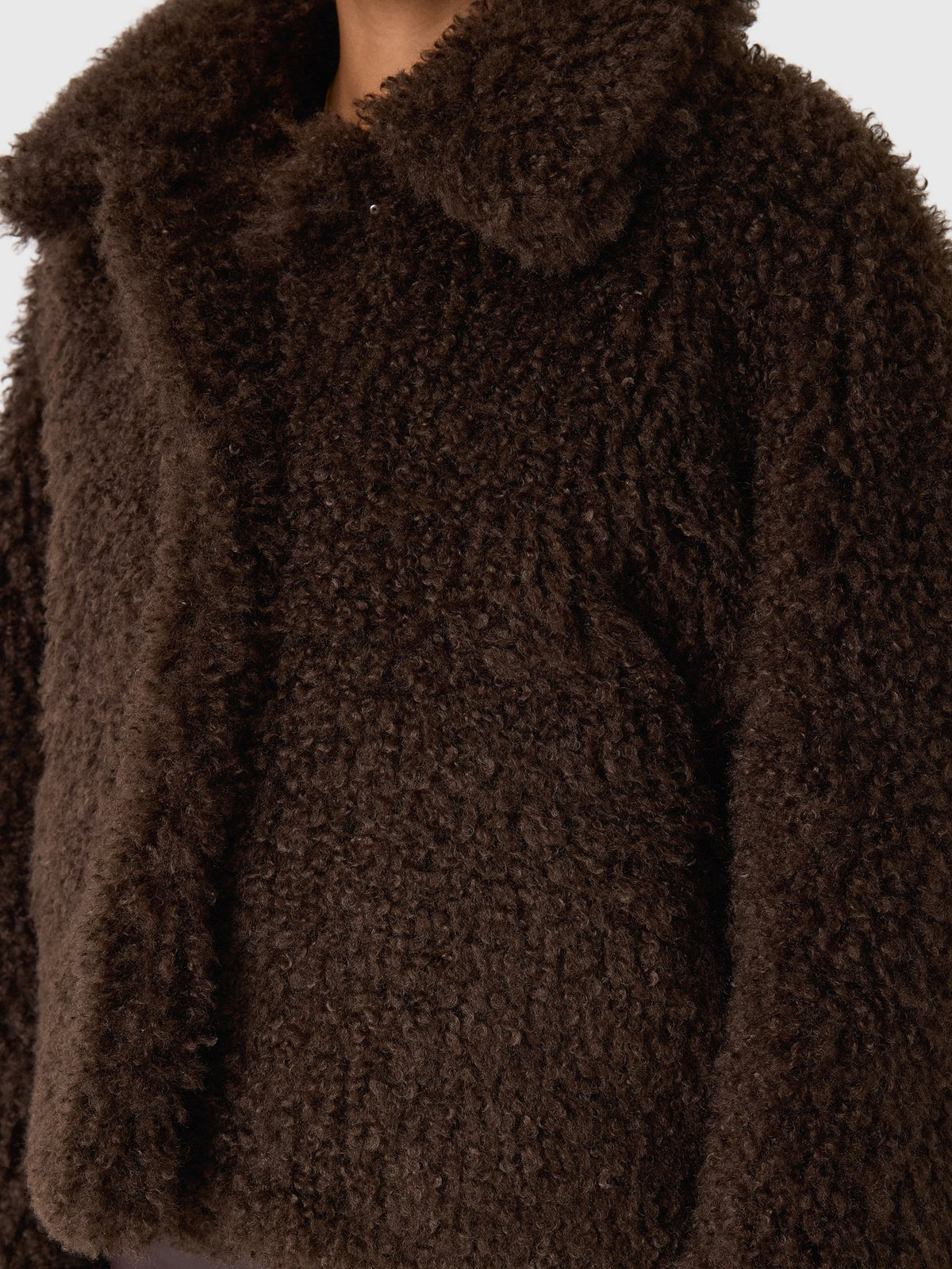 Vince Women's Faux-Fur Cropped Jacket