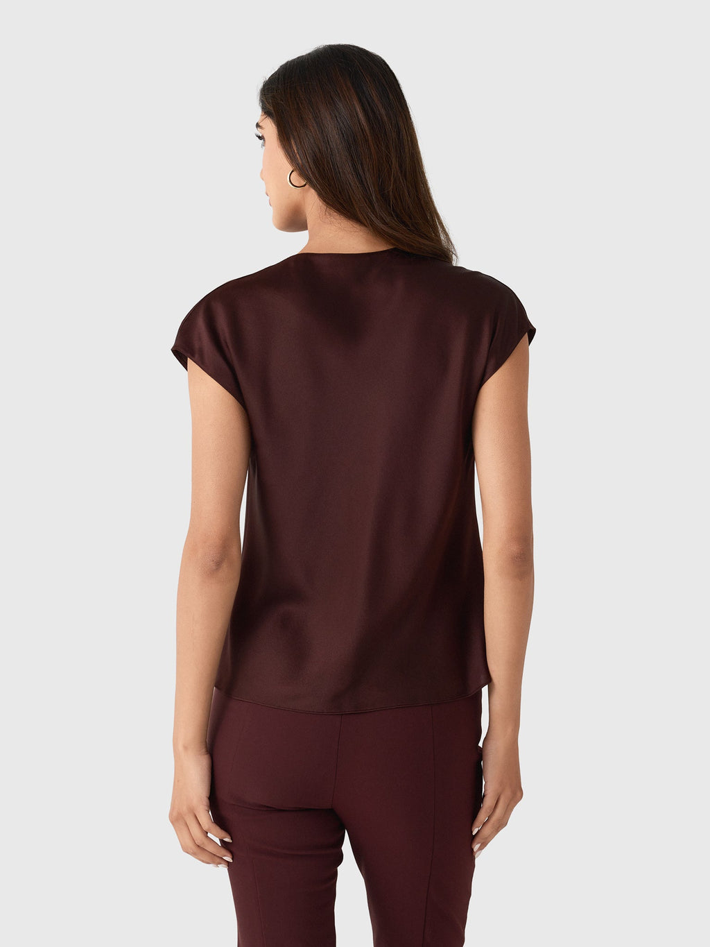 Vince Women's Silk Cowl-Neck Blouse