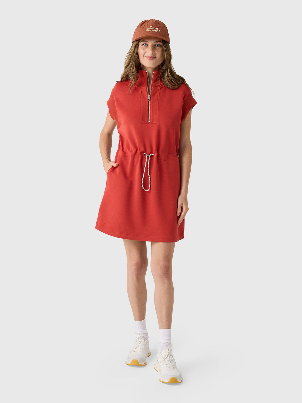 Varley Women's Avaya Half-Zip Dress