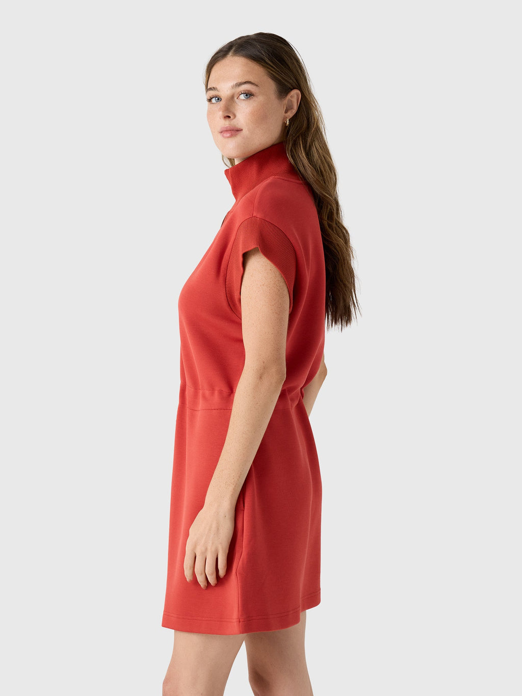 Varley Women's Avaya Half-Zip Dress