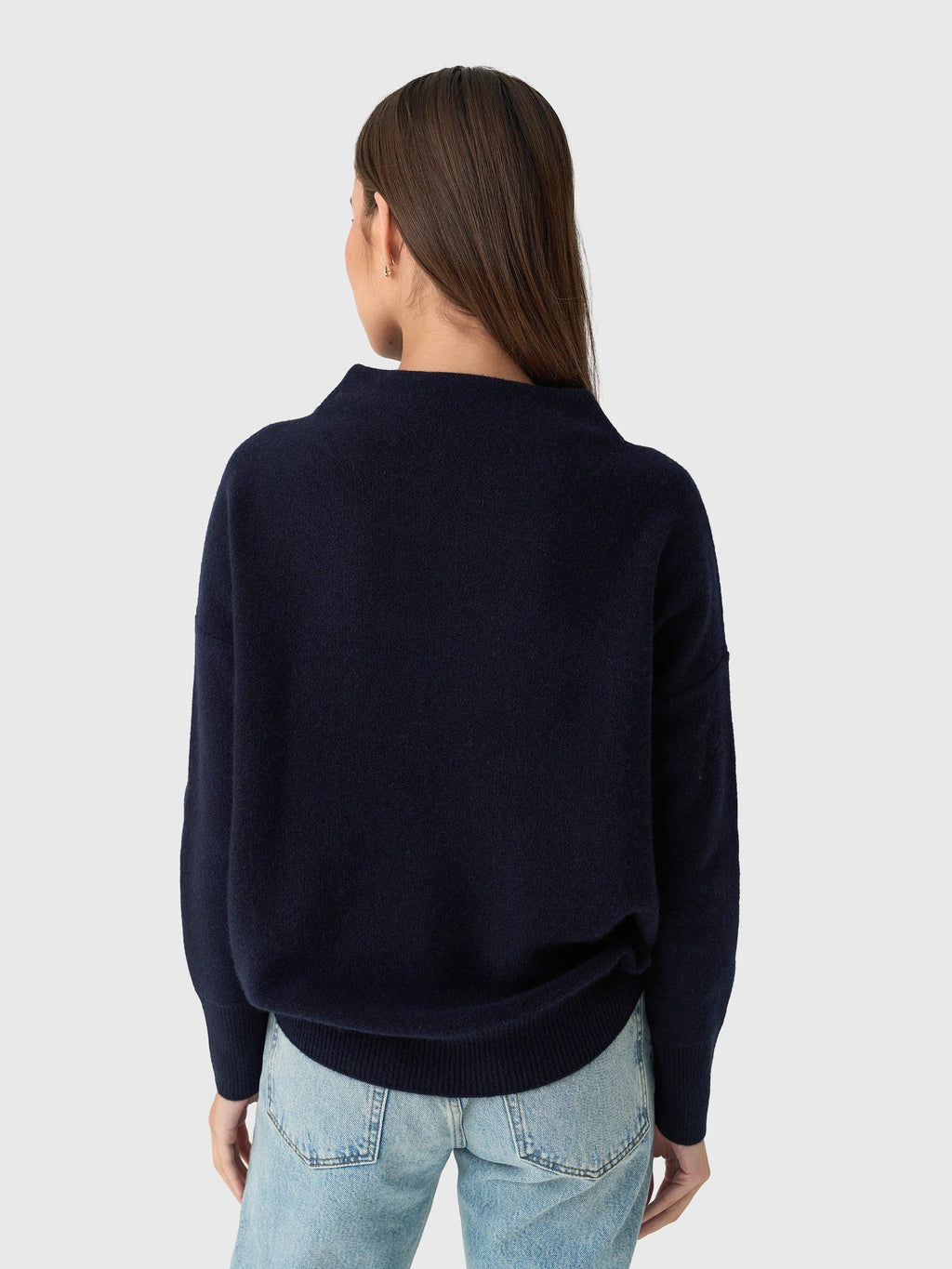 Vince Women's Plush Cashmere Funnel-Neck Sweater