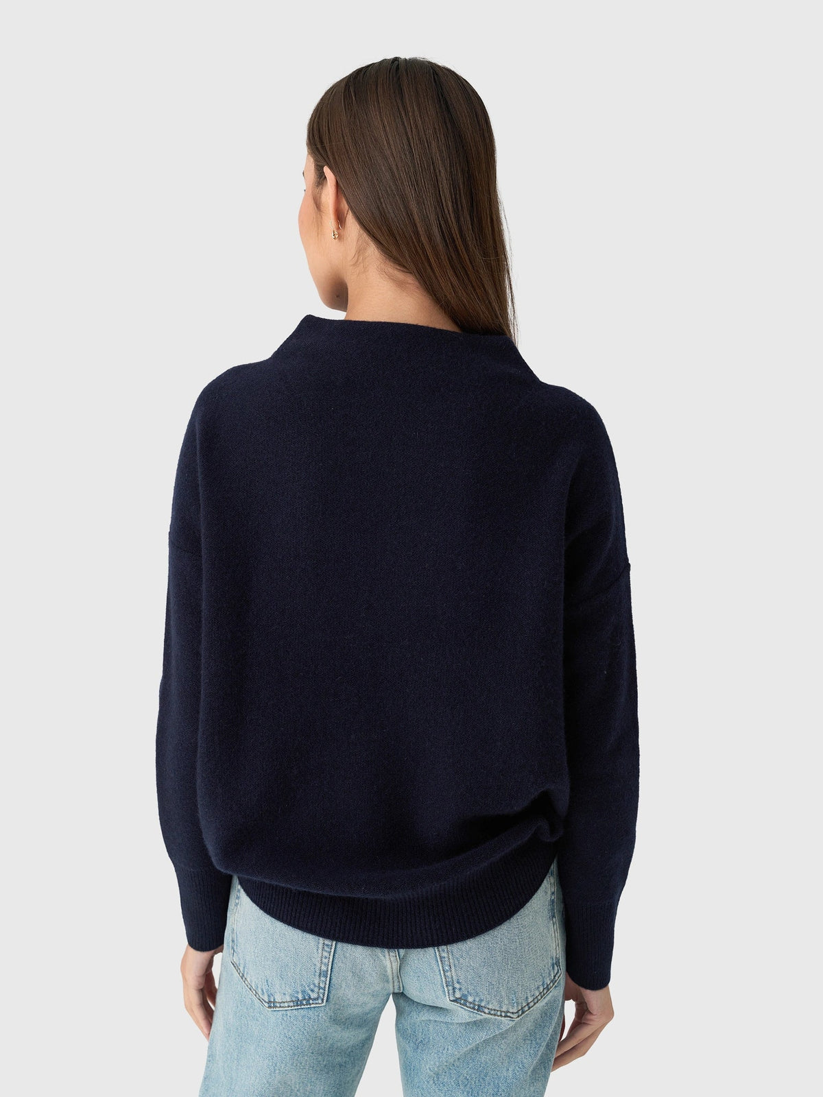 Vince Women's Plush Cashmere Funnel-Neck Sweater