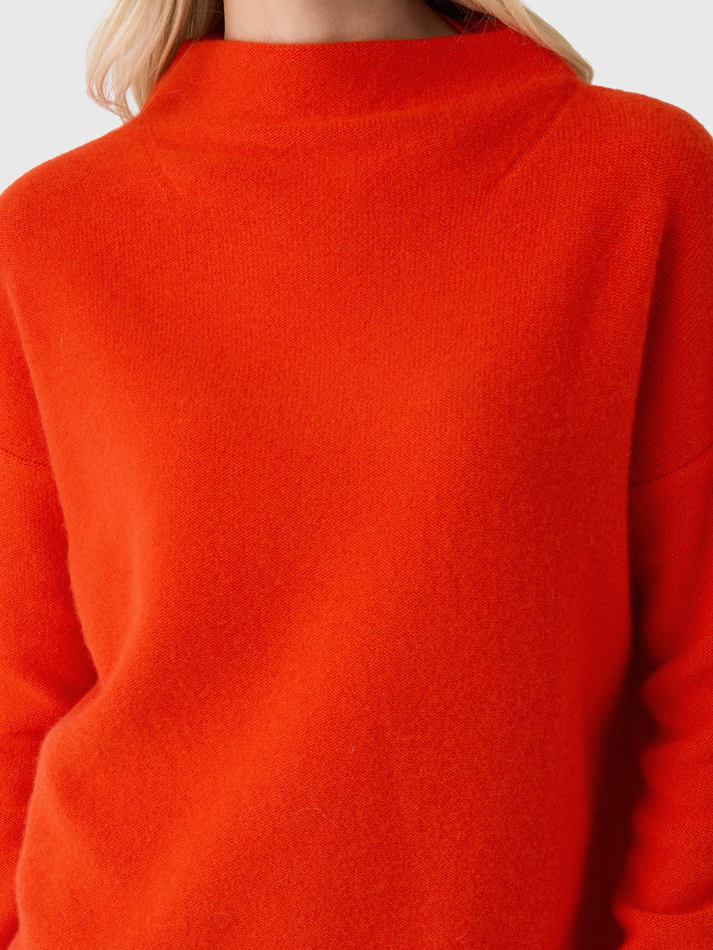 Vince Women's Plush Cashmere Funnel-Neck Sweater