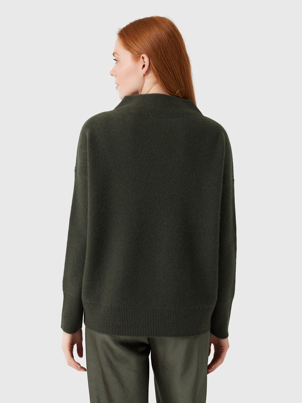 Vince Women's Plush Cashmere Funnel-Neck Sweater