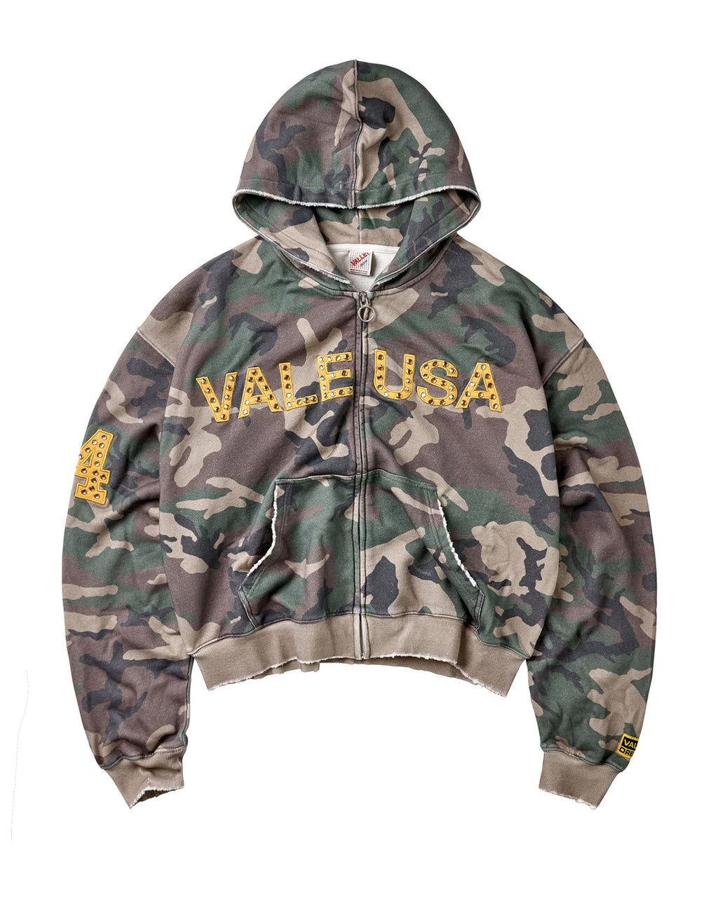 Vale Forever Camo Zip Up Hoodie