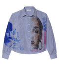Vale Forever Freedom Button-Up Striped Blue