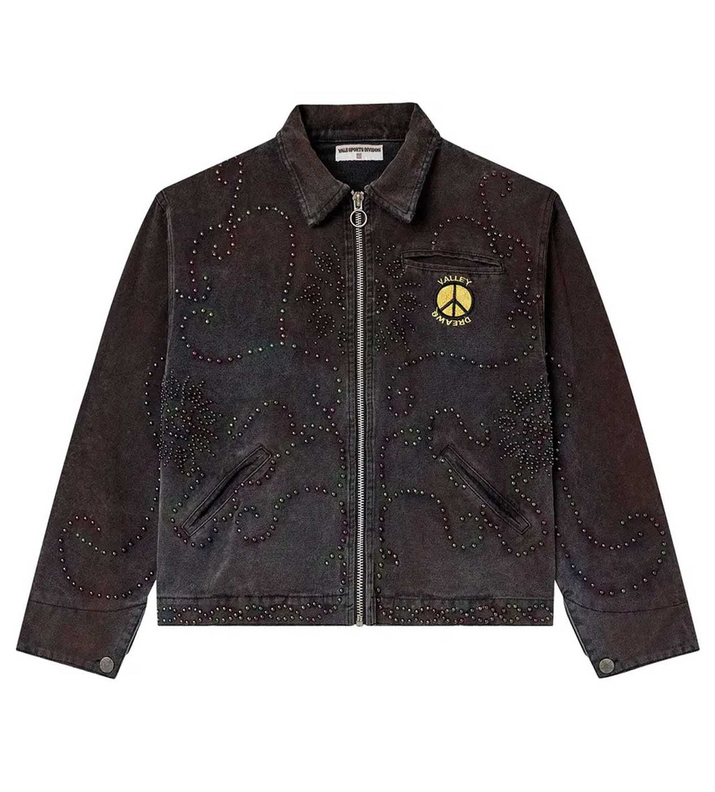 Vale Forever Paranoia Denim Work Jacket Washed Black
