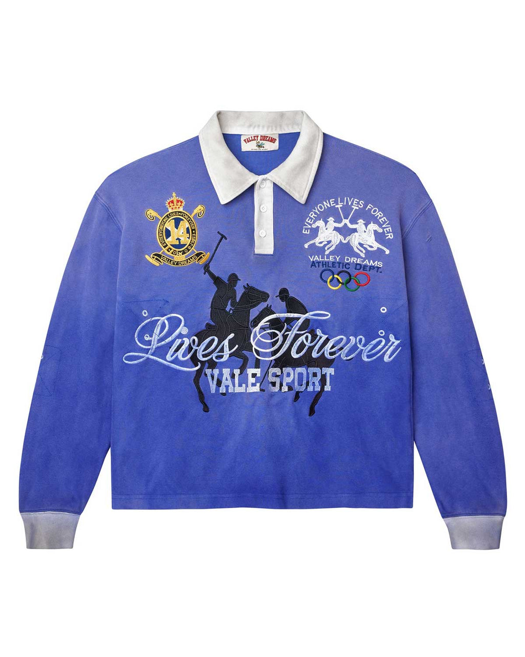 Vale Forever Schwab L/S Rugby Blue