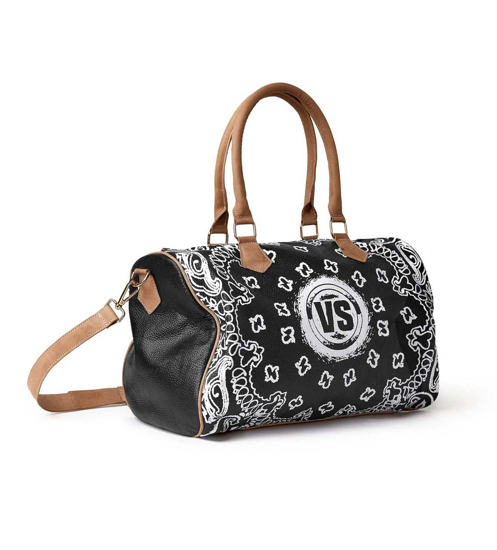 Vale Forever VS Leather Duffle Bag Black