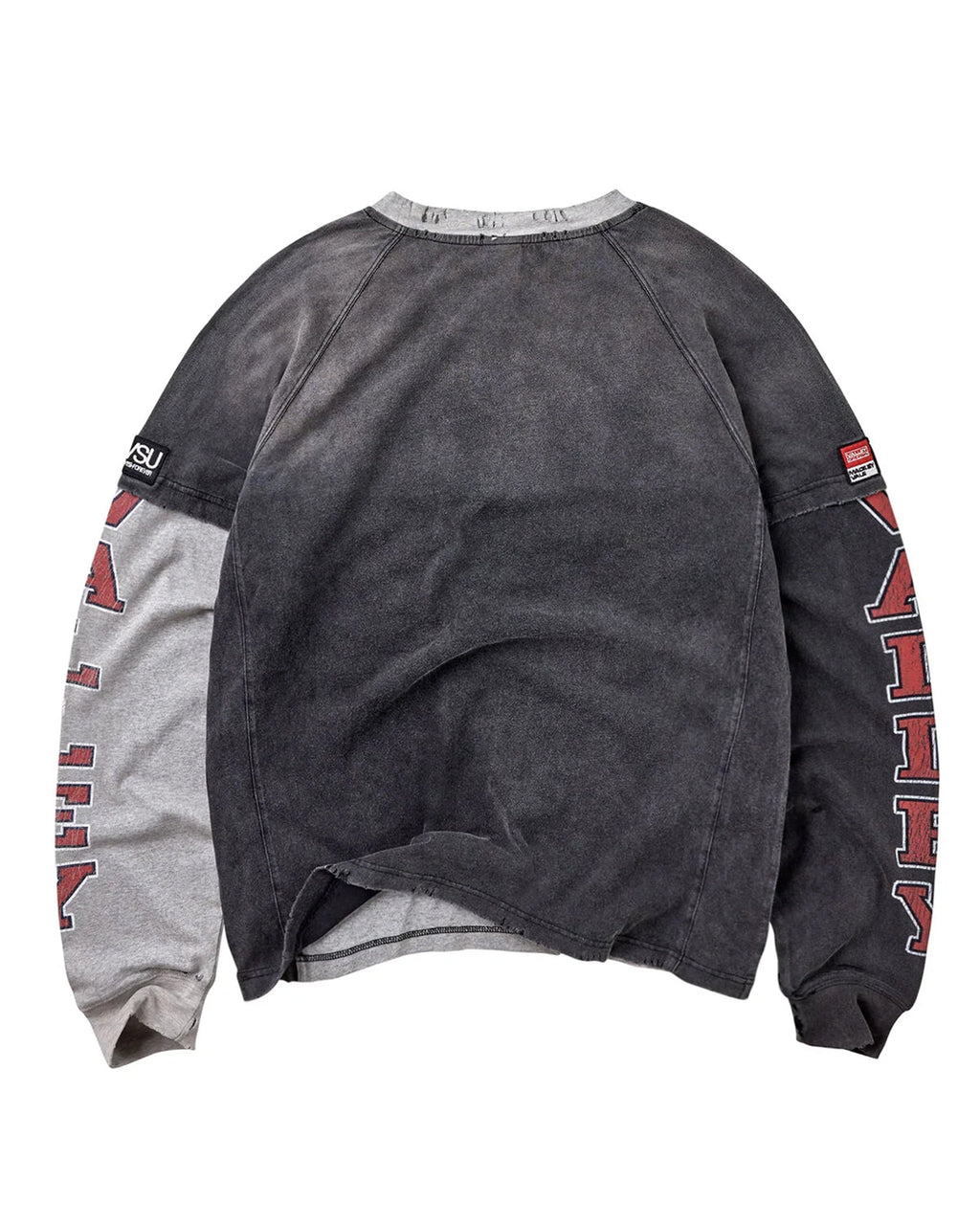 Vale Forever Varsity L/S Grey