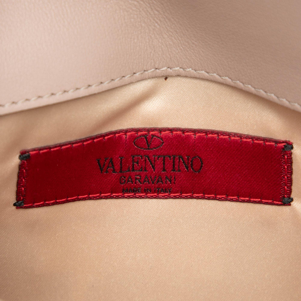 Valentino Leather Rockstud Chain Pouch Crossbody Bag - Pink