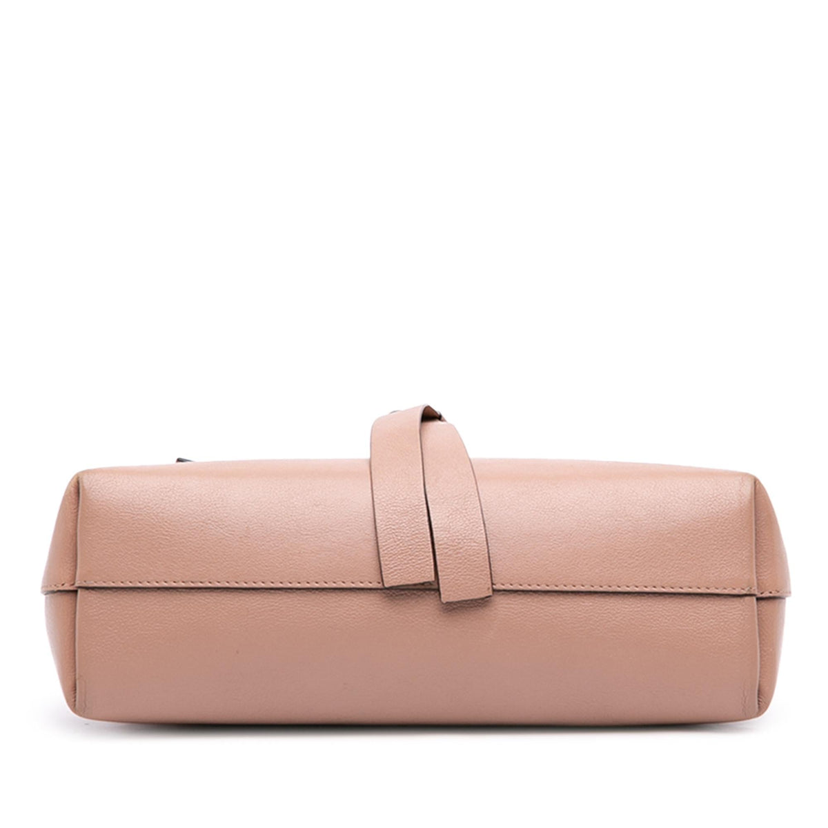 Valentino Medium Grained Calfskin VRing Top Handle Bag - Brown