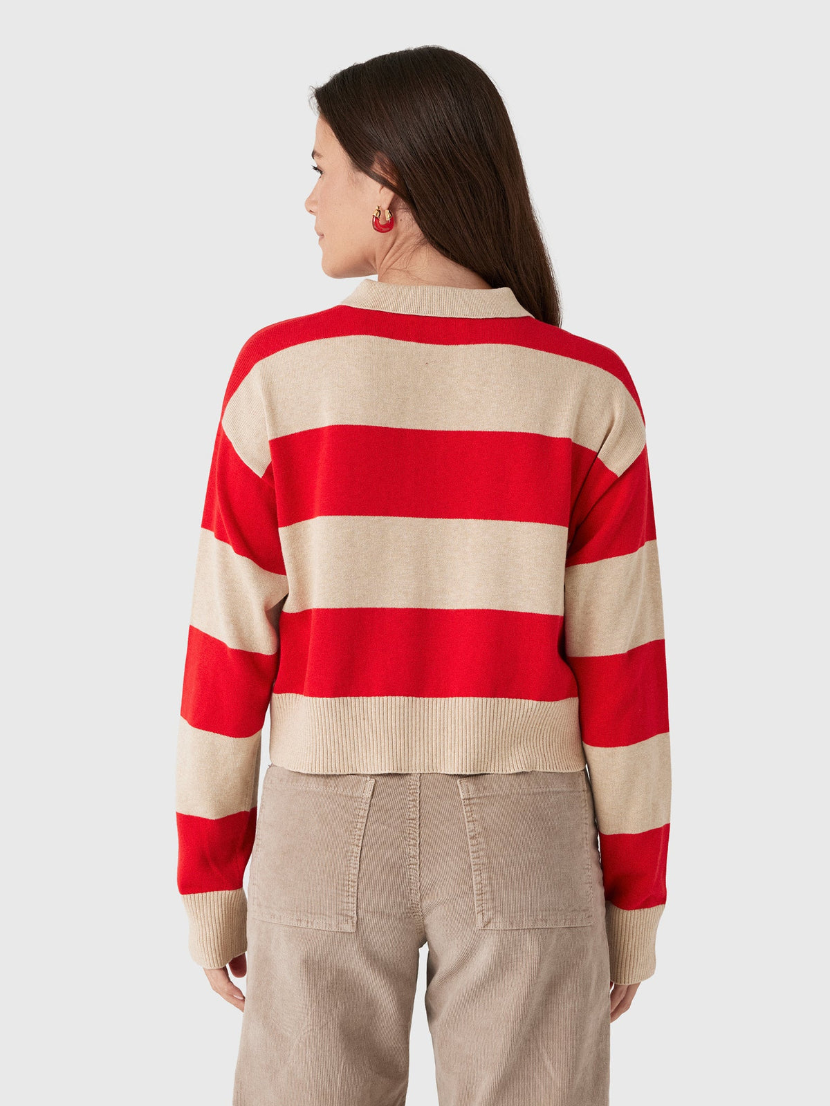 Le Jean Women's Cotton Cashmere Polo