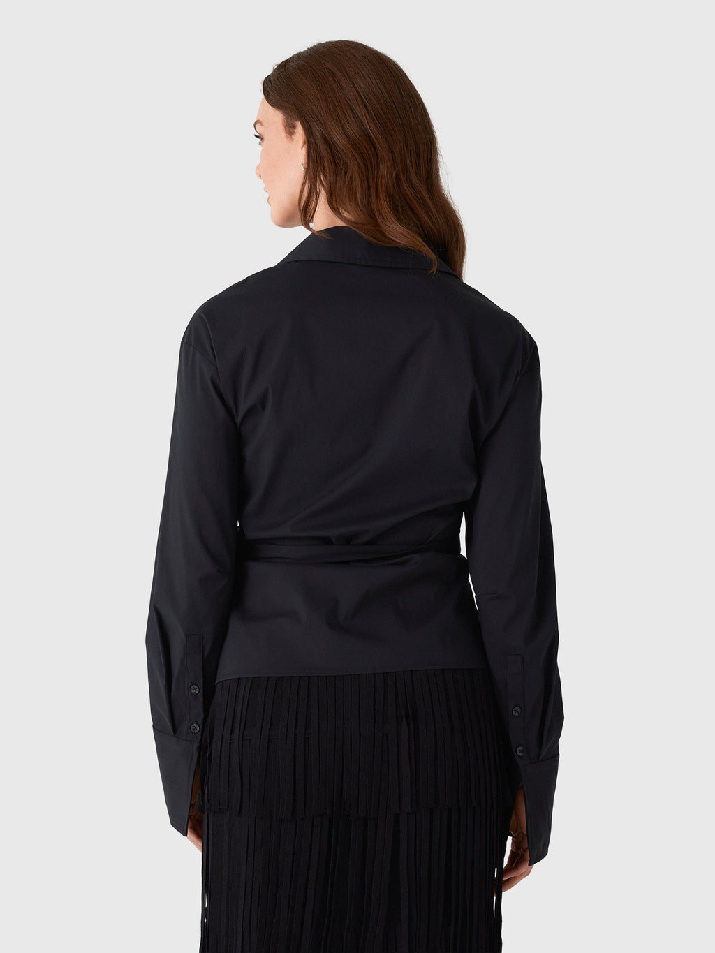 Simon Miller Women's Anya Poplin Wrap Top
