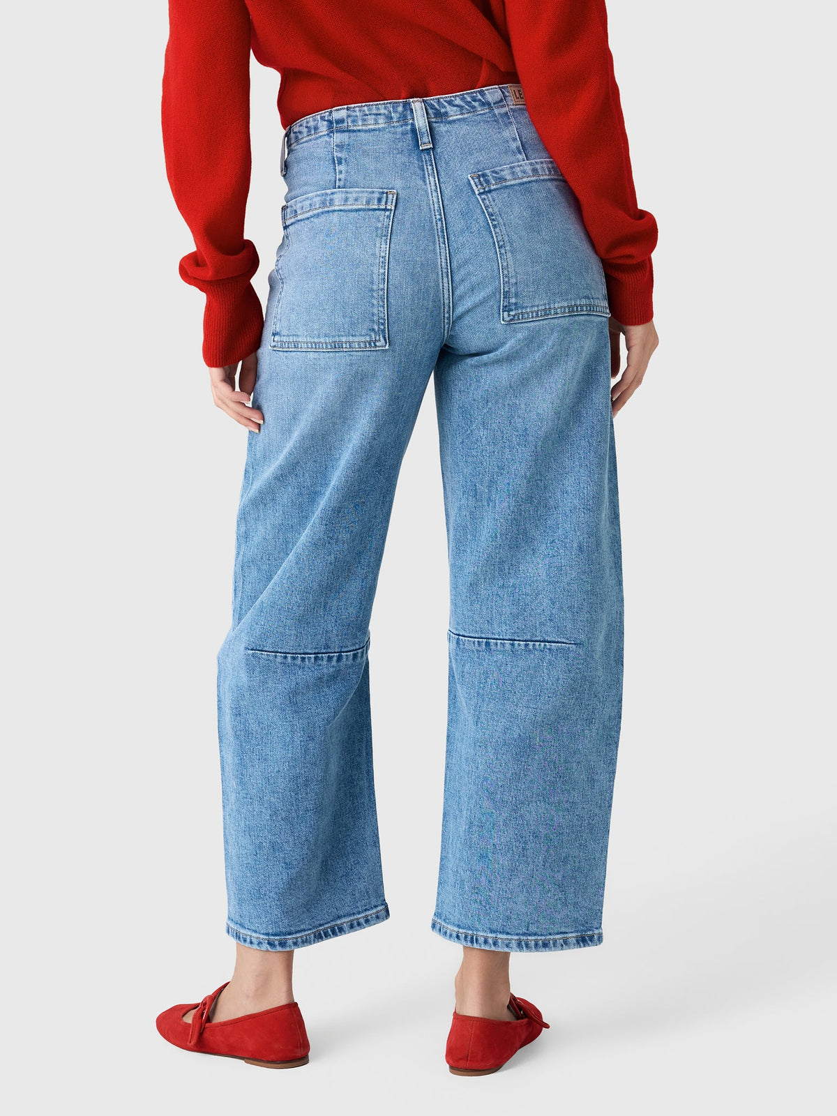 Le Jean Women's Utility Soft Barrel Jean