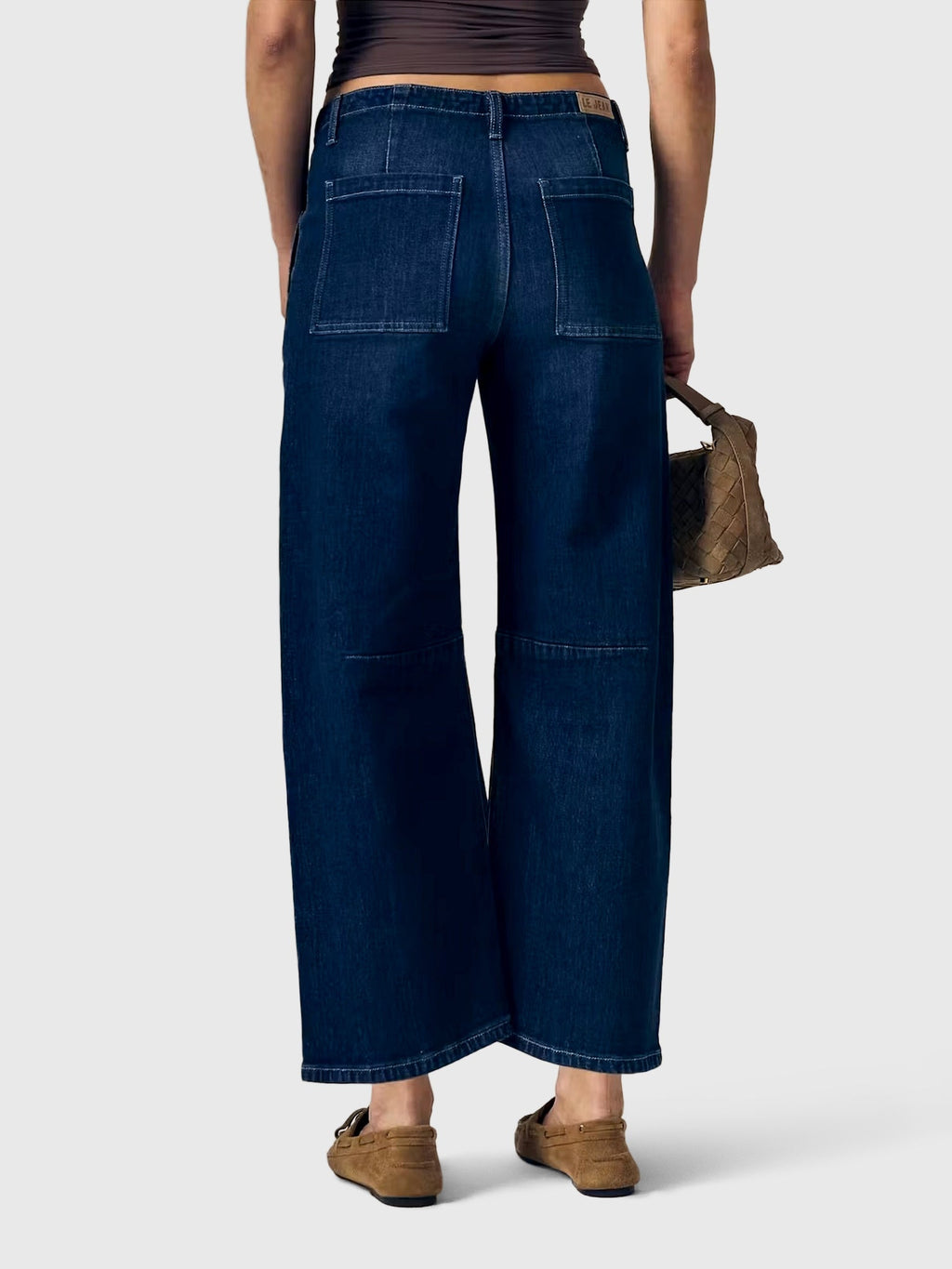 Le Jean Women's Utility Soft Barrel Jean