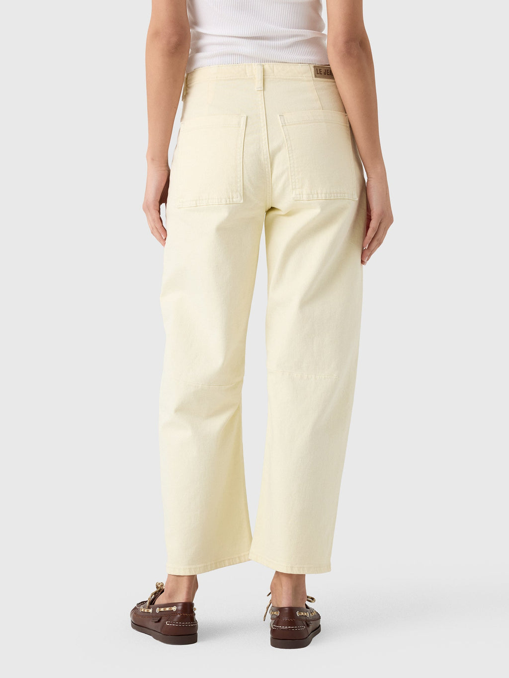 Le Jean Women's Utility Soft Barrel Jean