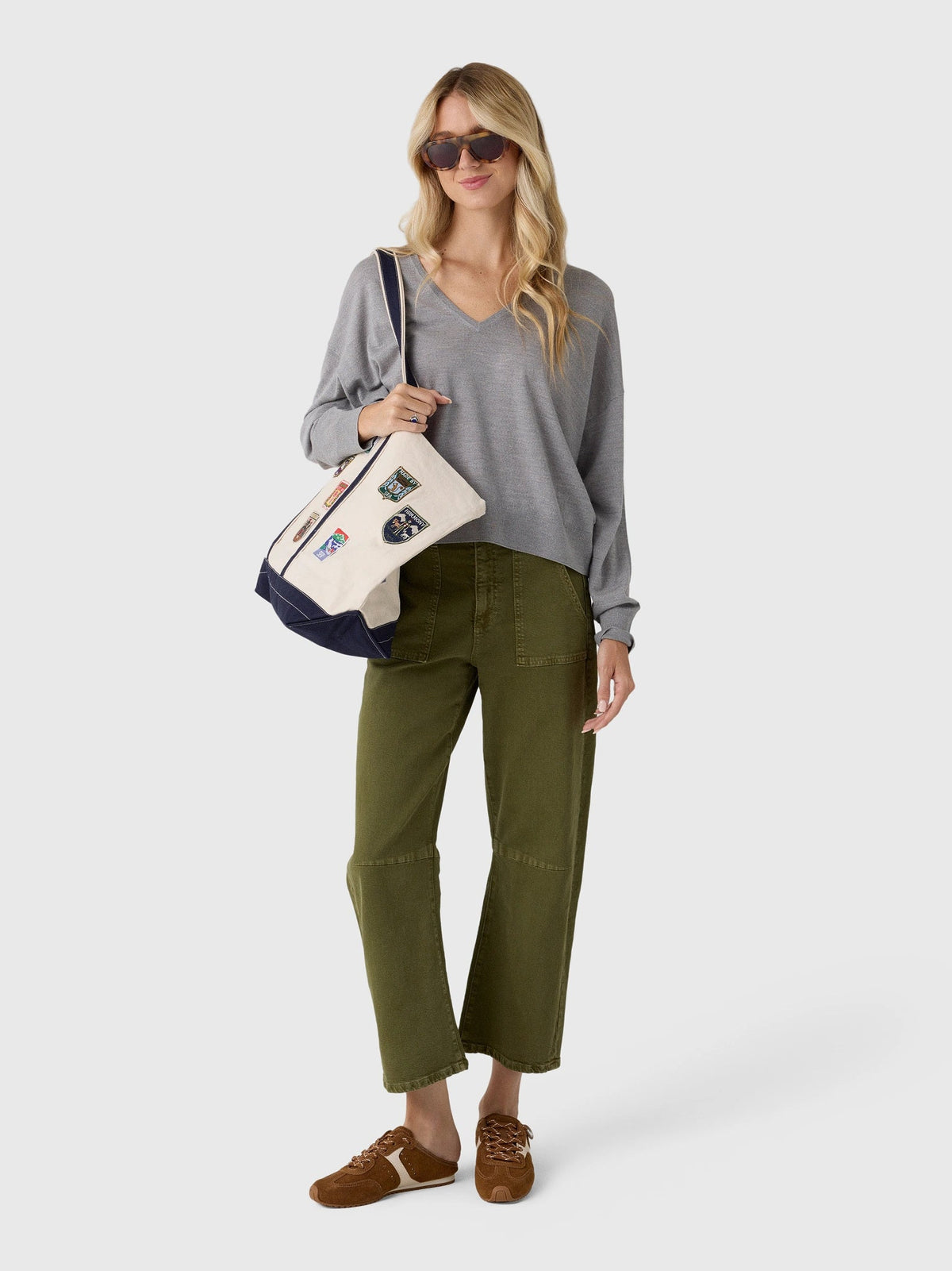 Le Jean Women's Utility Soft Barrel Jean