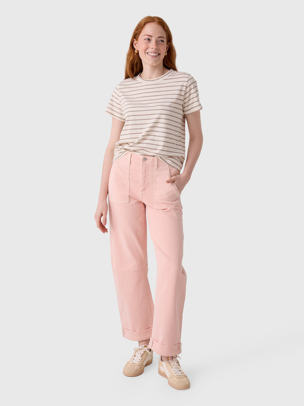 Le Jean Women's Utility Soft Barrel Jean