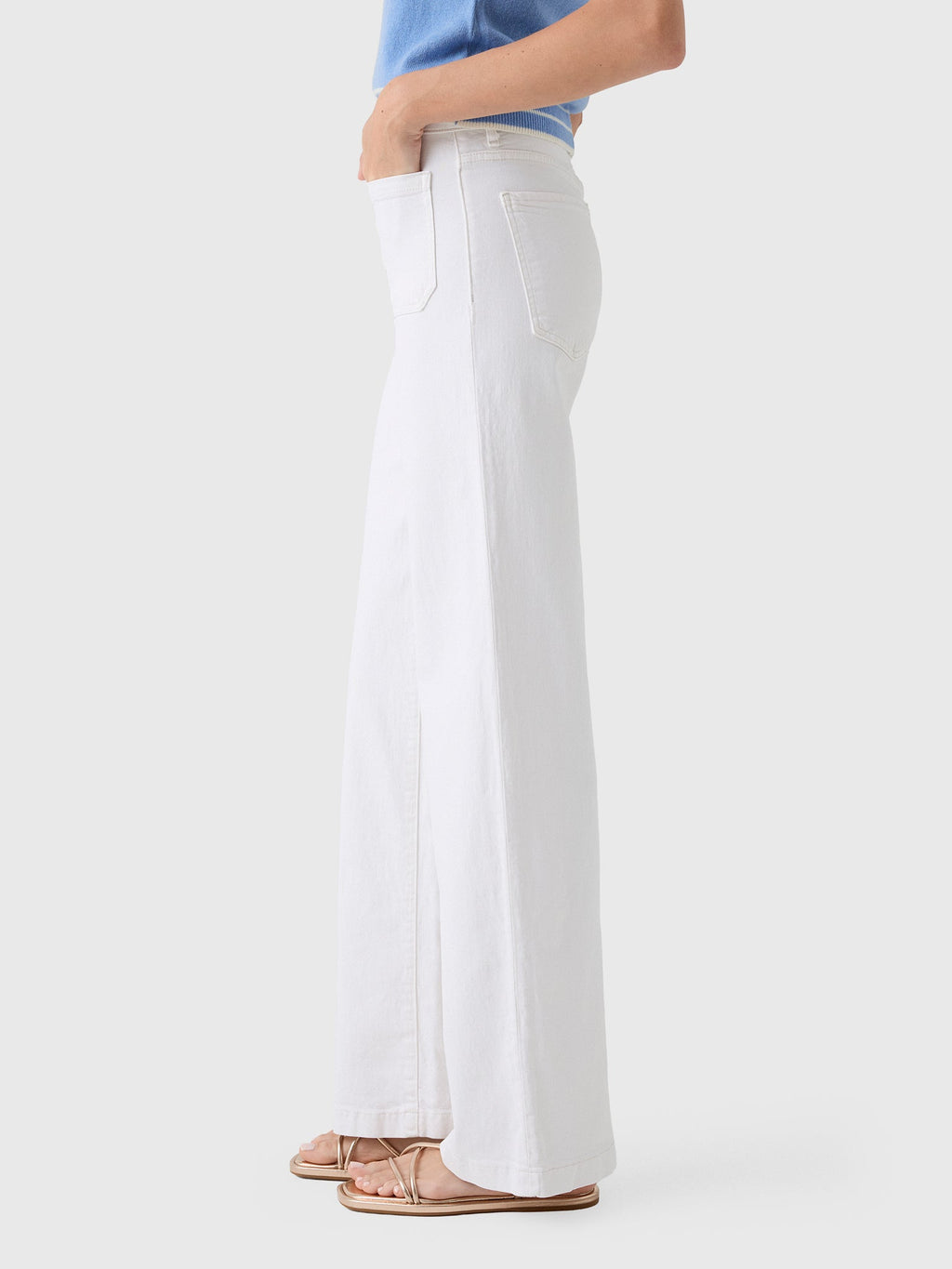 Le Jean Women's Georgia Wide Leg Jean