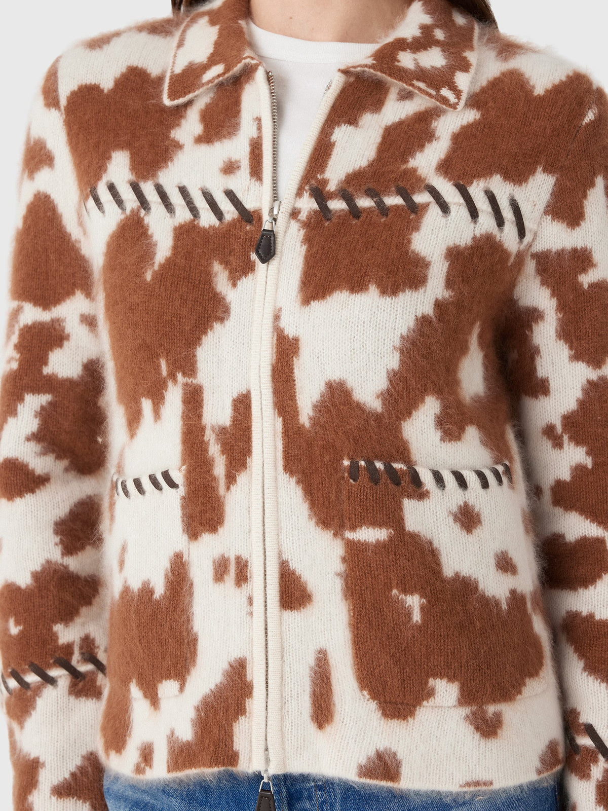 Guest In Residence Women's Grizzly Cowhide Jacket