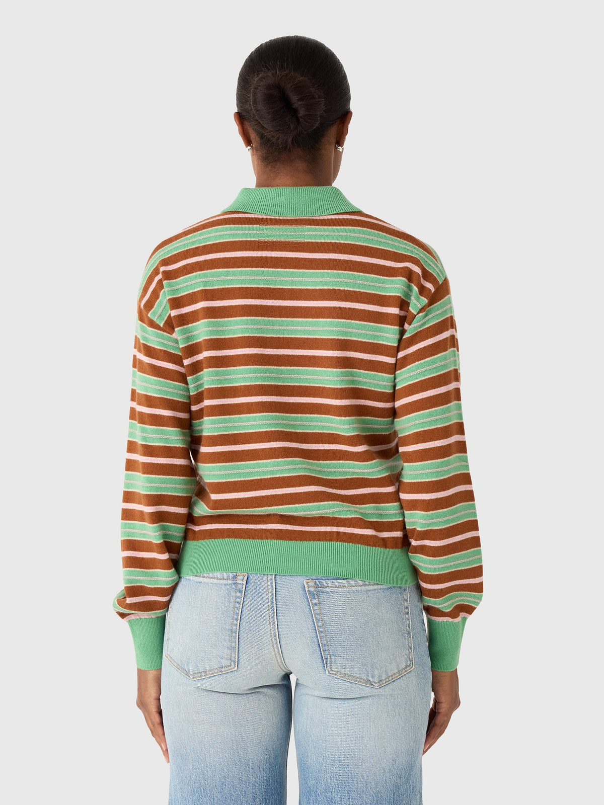 Guest In Residence Women's Collegiate Stripe Polo
