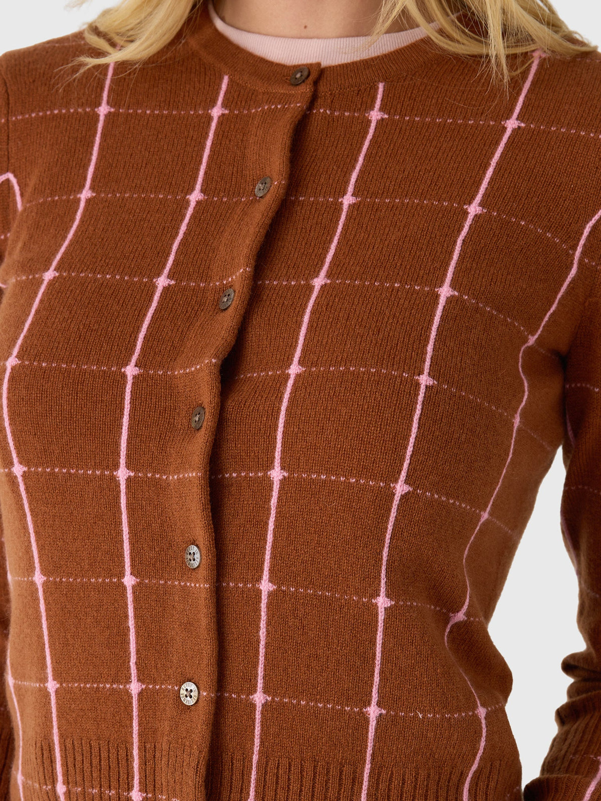Guest In Residence Women's Jane Checker Cardigan