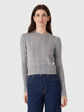 Guest In Residence Women's Shrunken Checker Crew