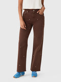 Le Jean Women's Studded Column Jean