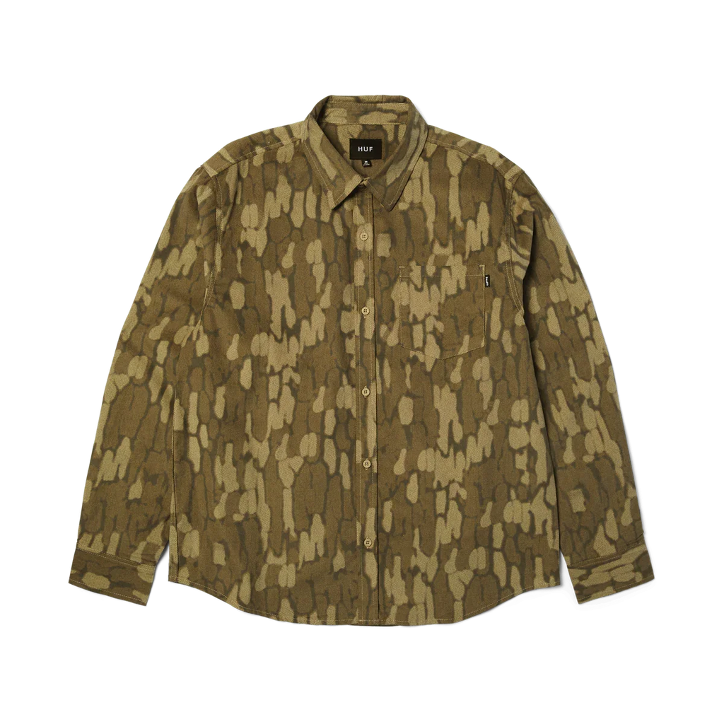 Huf Warped Camo Corduroy Shirt