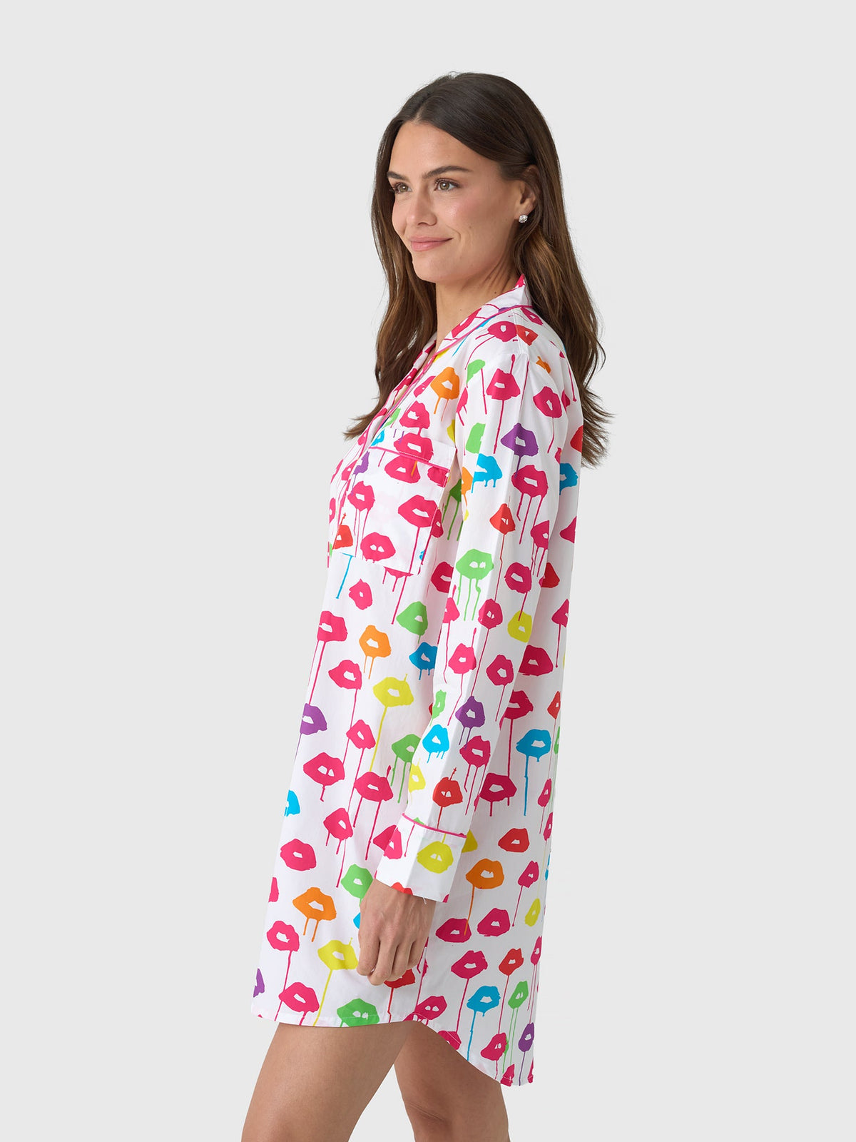Sant And Abel Women's Drippy Lips Night Shirt