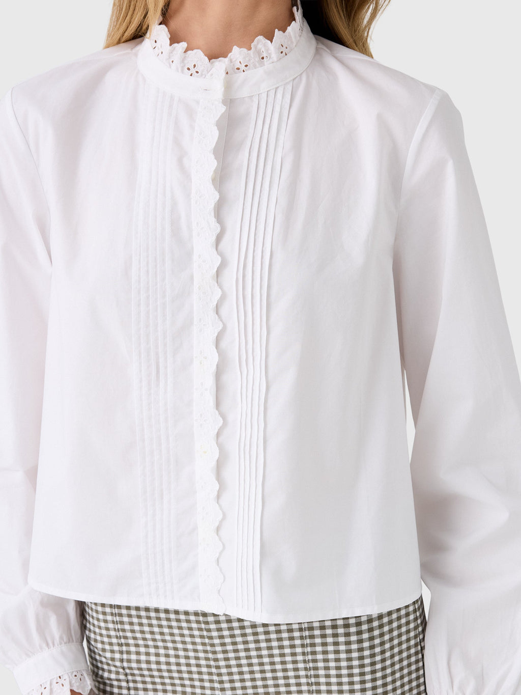Frame Women's The Keepsake Pintuck Blouse